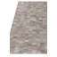 Cowhide Geometric Area Rug in Ivory/Brown/Dark Gray-25306953