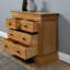 Iolanta 90cm W Solid Wood Bedside Table