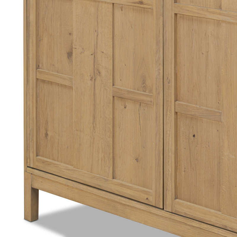 Alessio Cabinet-Aged Natural Oak, Aged Natural Oak