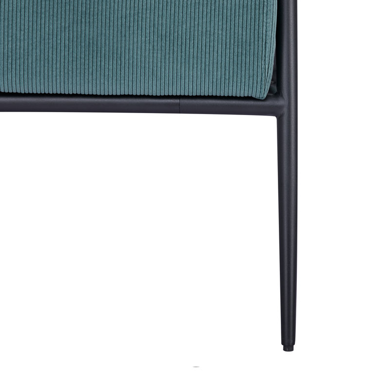 Fauteuil Kaim, 100 % polyester vert