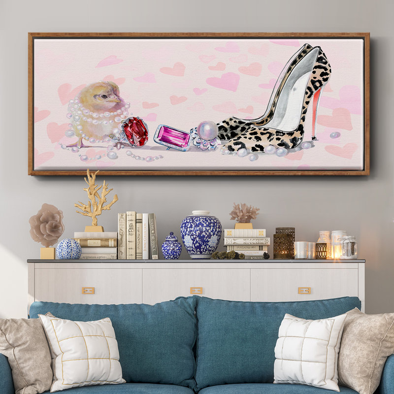 «Cute Couture Collection D», toile encadrée
