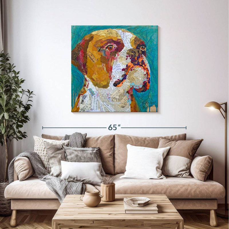 Brampt Beach Boxer, 39" H x 39" W