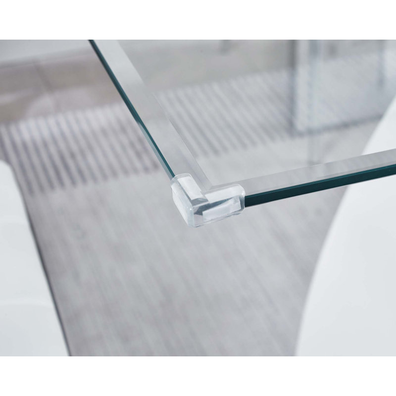 Glass Top Dining Table