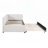 Upholstered Daybed with Trundle Sofa Bed Frame, No Box Spring Needed, Linen Fabric for Durability and Comfort-754002857