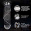 Io 9 - Light Spiral Tiered Crystal Statement Chandelier for High Ceilings