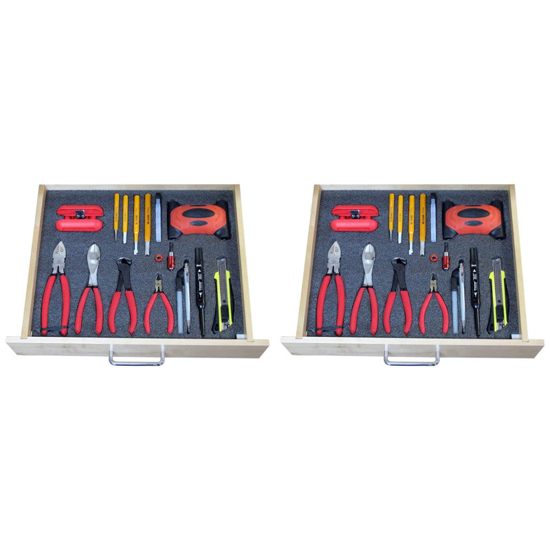  Tool Drawer Organizer Customizing Insert 30Mm Foam Sheet (2 Pack)