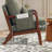 25.4'' Wide Contemporary Upholstered Solid Wood Accent Armchair With Side Storage Pocket-1692844698