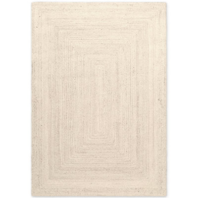 Hanse Home Juno - Jute Rug, Natural Rug for Living room, Bedroom, Diningeoom