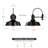 Adali 12"W Motion Sensor Iron Wall Light