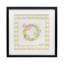 «Wreath in Spring Pastels», reproduction sous verre encadrée, design par Lee Ann Sanders-1509476695-1509476694