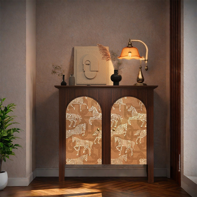 Armoire de rangement robuste à deux portes en pin