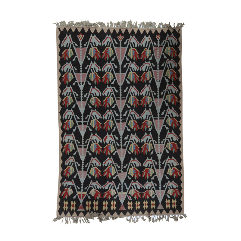 Wool Geometric Area Rug