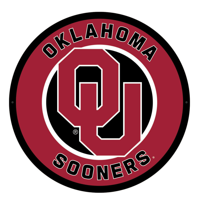 Enseigne murale 23 "NCAA Team, NCAA Oklahoma