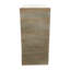 Console sculptée arquée Modern avec faux travertin beige