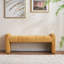 Banc rembourré avec accoudoirs et canal touffeté 54 po Laytona-426159136