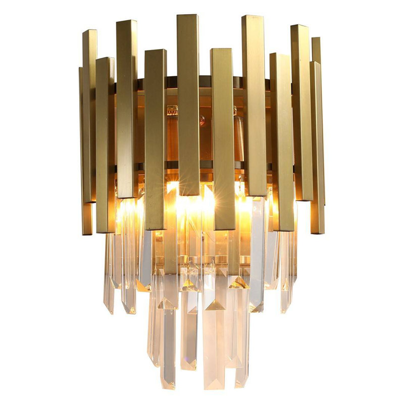 Antrel Corner Wall Light, Gold