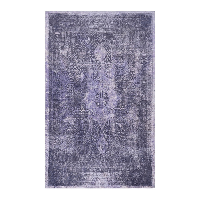 Area Rug, Washable Rug, Low-Pile, Non-Slip, Non-Shedding, Foldable, Kid & Pet Friendly - Area Rugs For Living Room, Bedroom, Kitchen