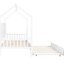 Lit simple simple avec lit gigogne et tablette, étagère de rangement pour bijoux en pin, idéal-121076757