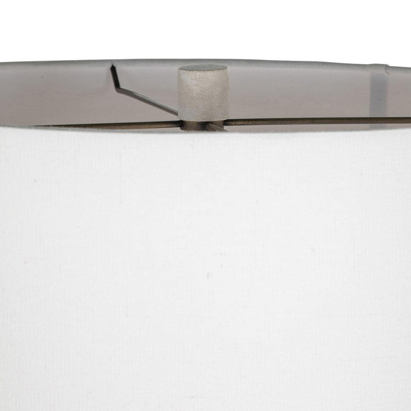 Maddox Resin Table Lamp, White