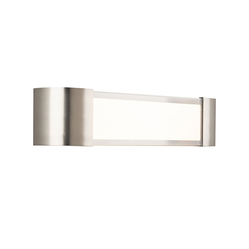 Strattford Dimmable LED Bath and Wall Light Bar, Aged Brass, 22" W