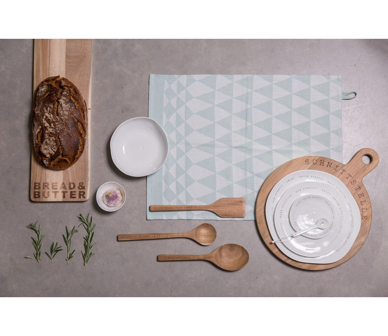 Grande assiette en porcelaine 10,8 po Bon Appetit