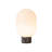 Modern Opal Glass Cordless Rechargeable Table Lamp Unique/statement Dimmable Led Bedside Lamp For Cozy Bedroom