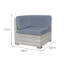 Trinidad Deluxe Rattan 8 Seat Modular Sofa Set-386687738