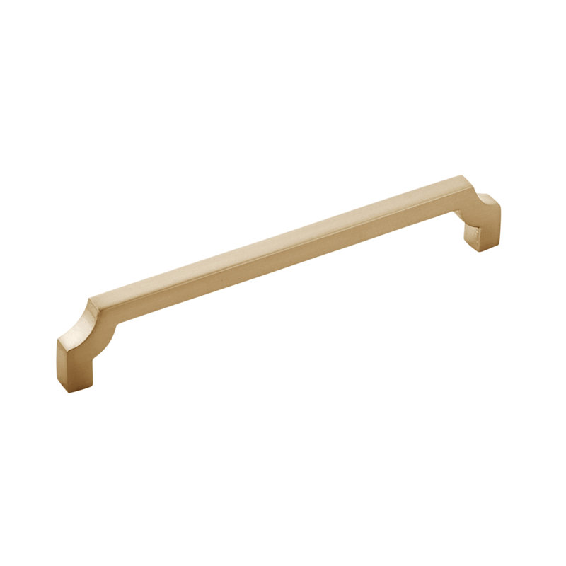 Monarch Collection Handle Pull - 6-5/16" Center to Center Cabinet Pull Champagne Bronze - Transitional Hardware for Drawers & Cabinets