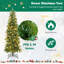 Lighted Artificial Pine Christmas Tree
