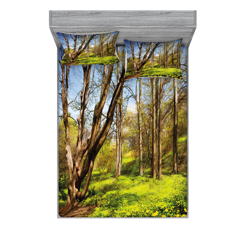 Ensemble de draps Spring Forest, Double