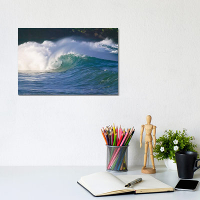 Pacific storm waves, North Shore of Oahu, Hawaii 1 Piece Wrapped Canvas Wall Art