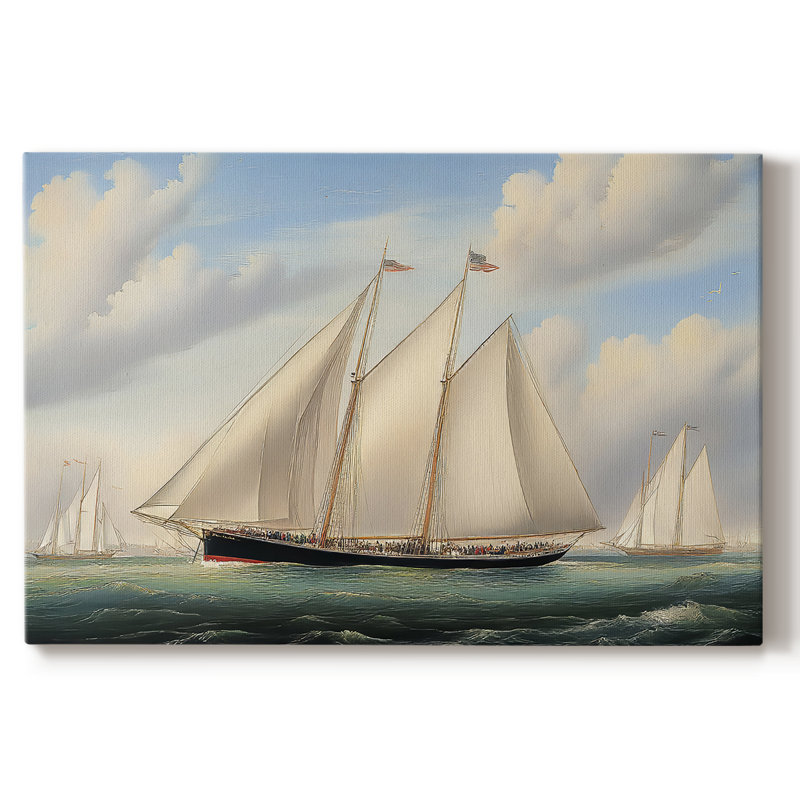Série Nautical-CXVII - Cavas enveloppés de galerie, 24 x 36