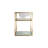 Pierre 48 Single, Open Shelf, Metal Frame Bathroom Vanity-1359355455