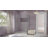 Unidoor Plus 44.5" W x 34.375" D x 72" H Frameless Pivot Rectangle Shower Enclosure with Fixed Panel-255873203