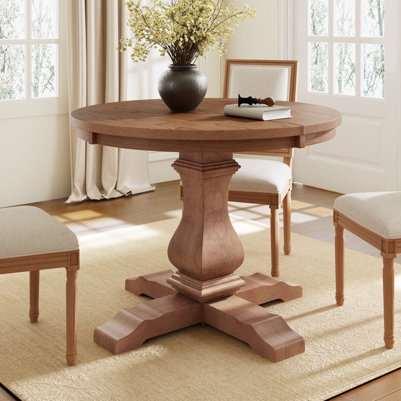 Toccata Wood Dining Table, Walnut