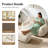 Loveseat Bean Bag Sofa Chair,Corduroy Couch for Kids,Adults,Compressed Packaging-556815958