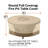 The Twillery Co.® Paulding 58 in. W x 58 in. D Fire Pit Cover