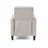 Linen Manual Push Back Recliner Chair-320699900