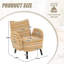 Chaise avec accoudoirs rembourrés 30,3 po-1450831388