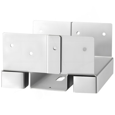 10 Pcs 6X6 Post Base Bracket Post Anchor For Concrete Inner Size 5.49X5.57 In