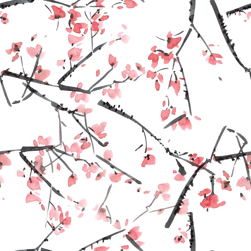 Peinture sur toile Acelee Blossom Tree, H 20 po x l 20 po