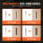4 Model Drills Square Hole Chisel Set