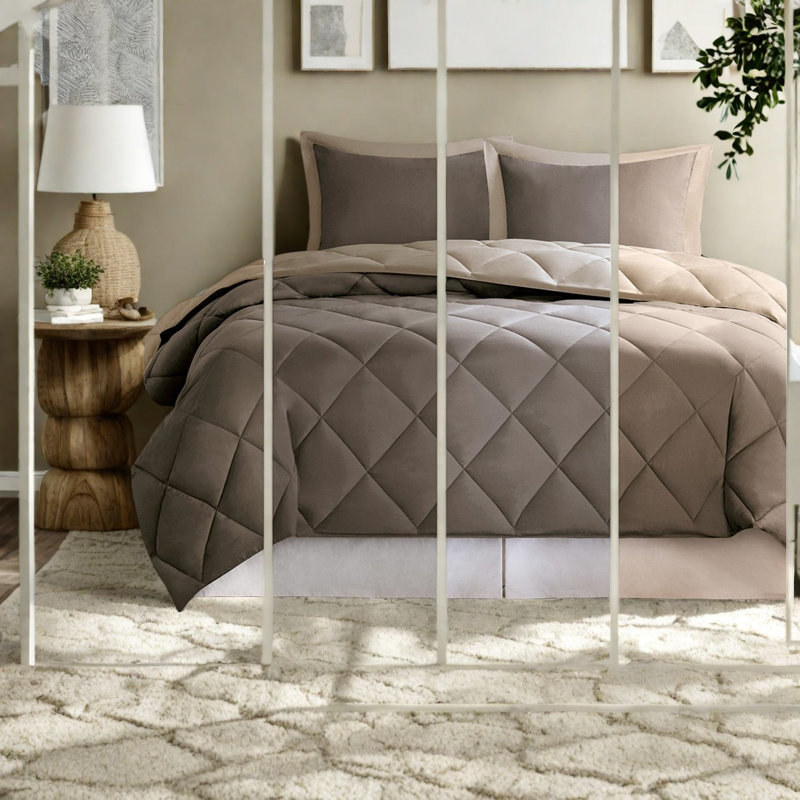 Ensembles de literie de qualité supérieure très grand confort moderne réversible en polyester pour la maison