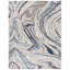 Soho Hand Tufted Wool/Cotton Abstract Rug in Blue/Grey-647791983
