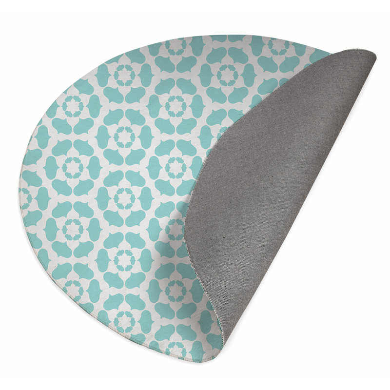 Cleo Outdoor Rug, Round 5'