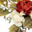 Autumn Harvest Artificial Floral Half Wreath with Fall Foliage 21-Inch