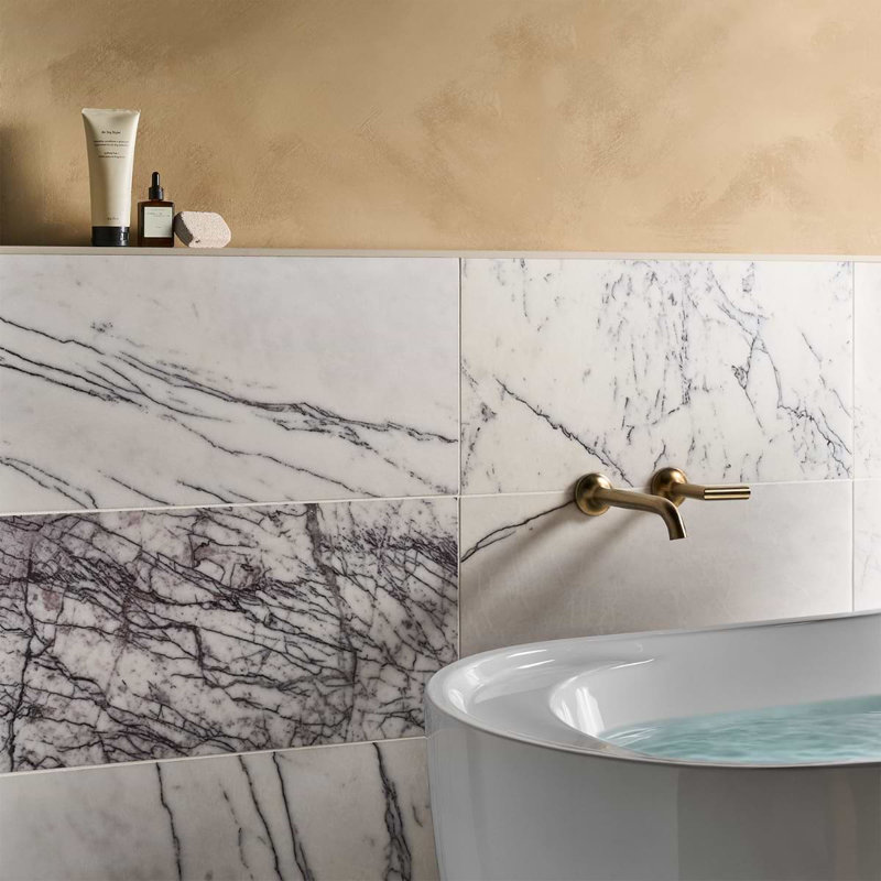 Lilac Premium 12x24 Marble Tile, Honed