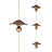 Rain Chain - Cast Mushroom