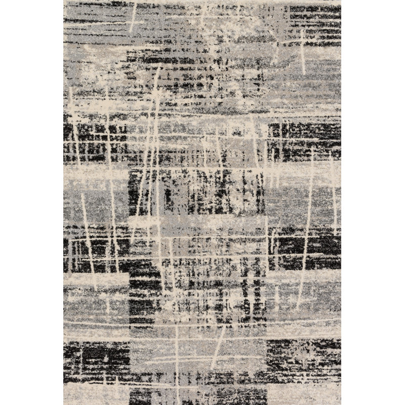 Aparicio Plaid Indoor Rug, Rectangle 5'3" x 7'7"