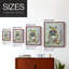 Fantastic Florals Raccoon, reproduction encadrée - bois massif-1182036788-1182036785